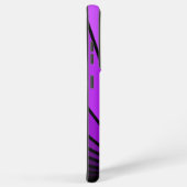 Coque Samsung Galaxy Soleil Art déco en violet (Côté droit)