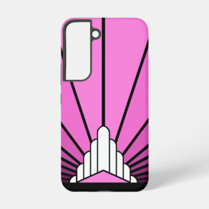 Coque Samsung Galaxy Soleil Art déco rose