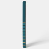 Coque Samsung Galaxy Soleil rayonnant sur Turquoise (Côté gauche)