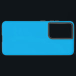 Coque Samsung Galaxy Solid Cyan Blue Background | Summer Minimal Style<br><div class="desc">Bold solid cyan blue background with minimal texture – perfect for summer designs, travel vibes, and fresh starts. Infuse your designs with a refreshing burst of color using this Solid Cyan Blue Background featuring a clean, minimalist texture. Perfectly capturing the vibrant, carefree essence of summer, this versatile backdrop evokes the...</div>