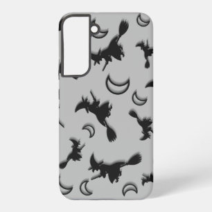 Coque Samsung Galaxy Sorcière volante entre la moitié de la lune à Hall