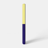 Coque Samsung Galaxy Soyez heureux Téléphone Case (Beurre Jaune & Bleu  (Côté gauche)