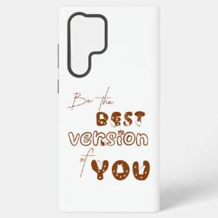 Coque Samsung Galaxy Soyez la meilleure version de vous-même, joli chat