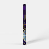 Coque Samsung Galaxy Spider Steampunk sur Arrière - plan pourpre (Côté droit)