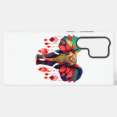 Coque Samsung Galaxy Spiritual Elephant with Red Feathers (Verso Horizontal)