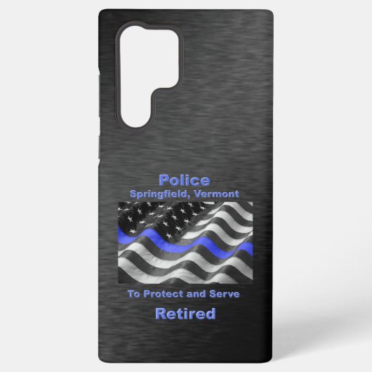 Coque Samsung Galaxy Springfield, Vermont. Police (Verso)