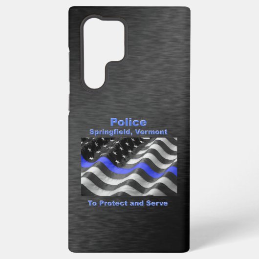 Coque Samsung Galaxy Springfield, Vermont. Police (Verso)