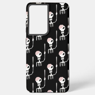 Coque Samsung Galaxy squelette d'Halloween avec une épée