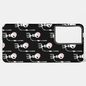 Coque Samsung Galaxy squelette d'Halloween avec une épée  (Côté gauche)