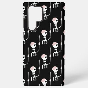 Coque Samsung Galaxy squelette d'Halloween avec une épée