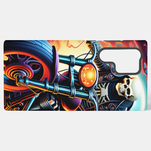 Coque Samsung Galaxy Squelette Traverser la grotte des feux (Verso Horizontal)