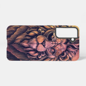 Coque Samsung Galaxy Steampunk Couleur Gradient Lion Rustique (Verso Horizontal)