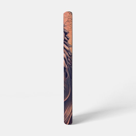 Coque Samsung Galaxy Steampunk Couleur Gradient Lion Rustique (Côté gauche)