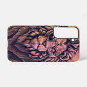 Coque Samsung Galaxy Steampunk Couleur Gradient Lion Rustique (Verso Horizontal)