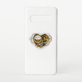 Coque Samsung Galaxy Steampunk Heart with a Manometer (Dos)