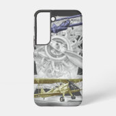 Coque Samsung Galaxy Stearman Biplane (Verso)