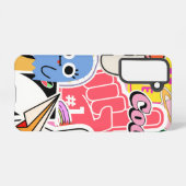 Coque Samsung Galaxy Stickers Cool esthétiques Y2K (Verso Horizontal)