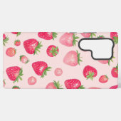 Coque Samsung Galaxy Strawberry Time Sweet Berry Pattern Phone Case (Verso Horizontal)