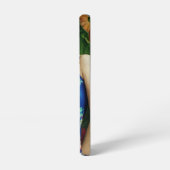 Coque Samsung Galaxy Style Art Déco Elégant Femme avec Grandes Fleurs A (Côté gauche)