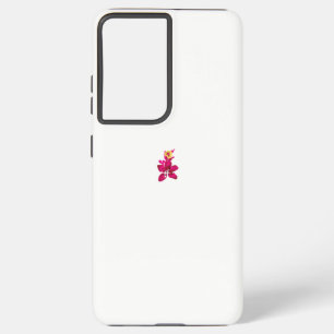 Coque Samsung Galaxy Style floral, ArtyClick Crimson, Or léger