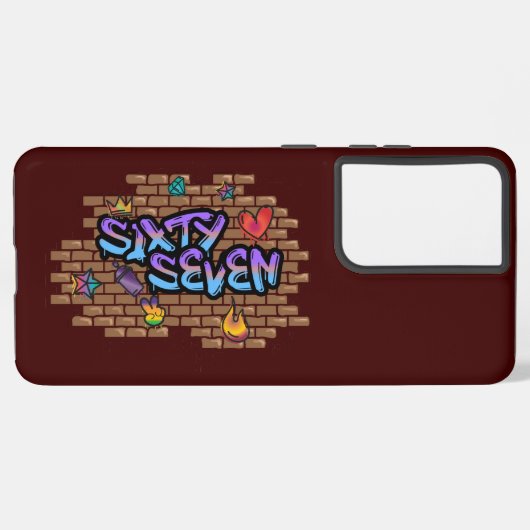 Coque Samsung Galaxy Style Graffiti 67 (Verso Horizontal)