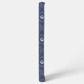 Coque Samsung Galaxy Style moderne, logo modifiable et texte (Côté gauche)