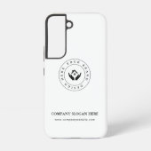 Coque Samsung Galaxy Style moderne, logo modifiable et texte (Verso)