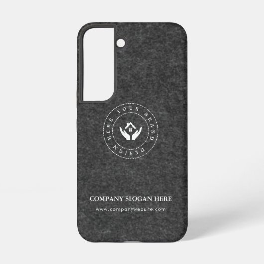 Coque Samsung Galaxy Style moderne, logo modifiable et texte (Verso)