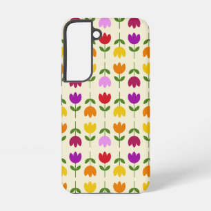 Coque Samsung Galaxy Style scandinave coloré sur Crm Flower Motif