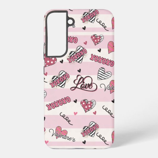Coque Samsung Galaxy Style XOXO Valentine's Day (Verso)