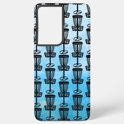 Coque Samsung Galaxy Stylos DiscGolf bleu (Verso)