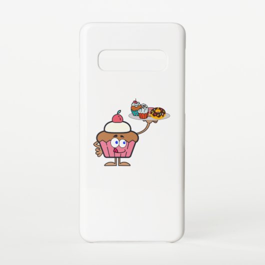 Coque Samsung Galaxy Sucres de cupcake Votre Jour (Dos)