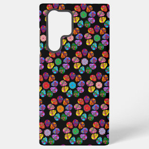 Coque Samsung Galaxy Sugar Skull Flower
