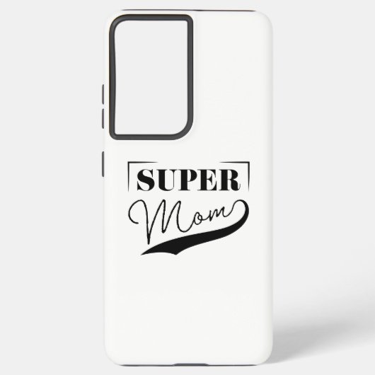 Coque Samsung Galaxy Super Maman (Verso)