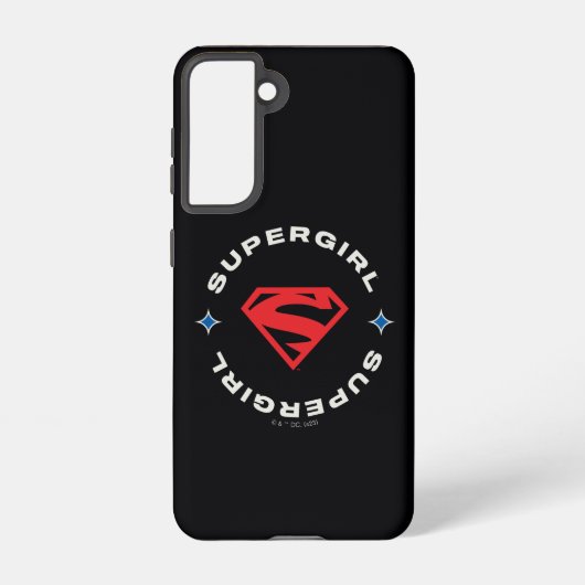 Coque Samsung Galaxy Supergirl Age of Heroes Circle S-Shield (Verso)