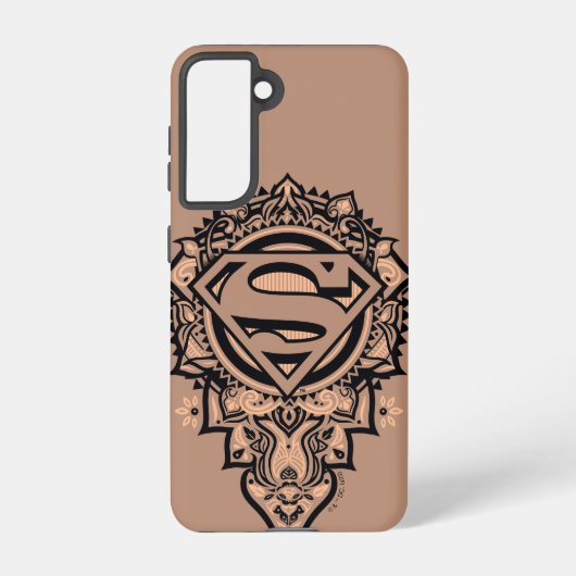 Coque Samsung Galaxy Supergirl Mandala Graphic (Verso)