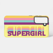 Coque Samsung Galaxy Supergirl Retro Colorshift Graphic (Verso Horizontal)