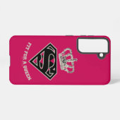 Coque Samsung Galaxy Supergirl S-Shield "Adapté Pour Une Reine" (Verso Horizontal)