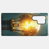 Coque Samsung Galaxy Surreal Light Bulb Samsung Cover (Verso Horizontal)