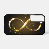 Coque Samsung Galaxy Symbole d'infini doré (Verso Horizontal)