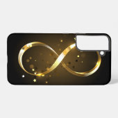 Coque Samsung Galaxy Symbole d'infini doré (Verso Horizontal)