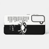 Coque Samsung Galaxy Symbole du cancer du zodiaque (Verso Horizontal)