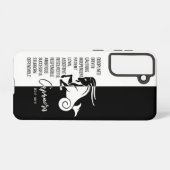 Coque Samsung Galaxy SYMBOLE Zodiaque Capricorne (Verso Horizontal)