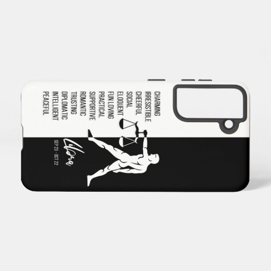 Coque Samsung Galaxy SYMBOLE Zodiaque Libra (Verso Horizontal)