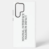 Coque Samsung Galaxy System Interface | Minimal Interface (Verso)