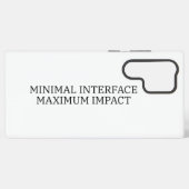 Coque Samsung Galaxy System Interface | Minimal Interface (Verso Horizontal)