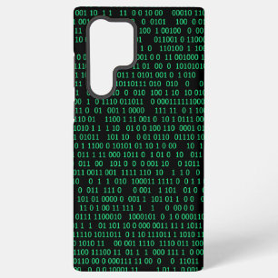 Coque Samsung Galaxy Système numérique binaire vert
