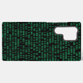 Coque Samsung Galaxy Système numérique binaire vert (Verso Horizontal)