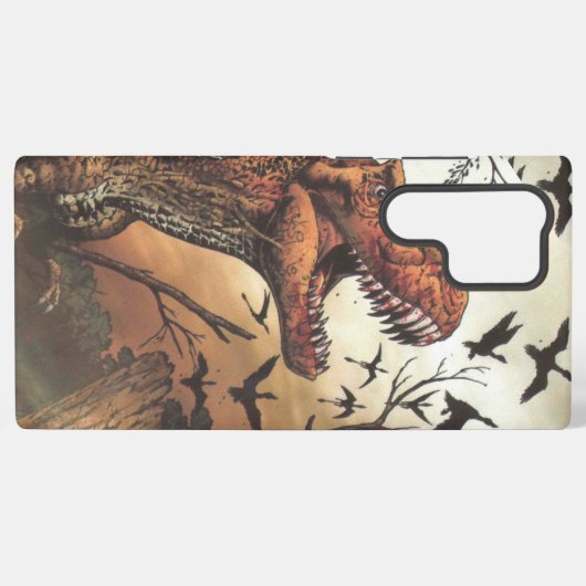 Coque Samsung Galaxy T-Rex, Dinosaure de l'évolution de l'extinct trias (Verso Horizontal)