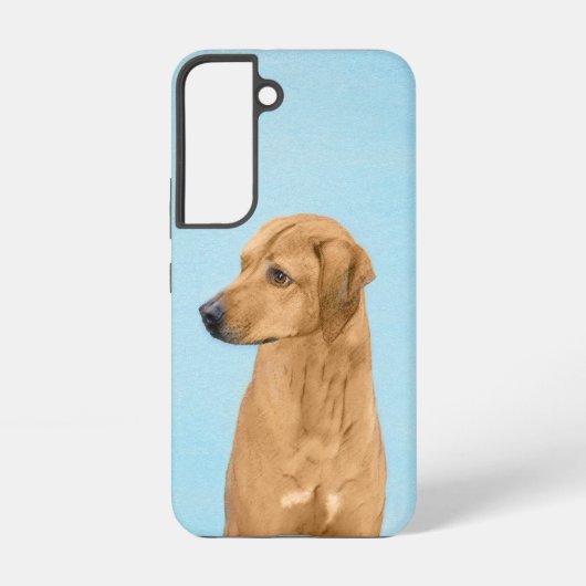 Coque Samsung Galaxy Tableau Rhodesian Ridgeback - Art Chien original (Verso)